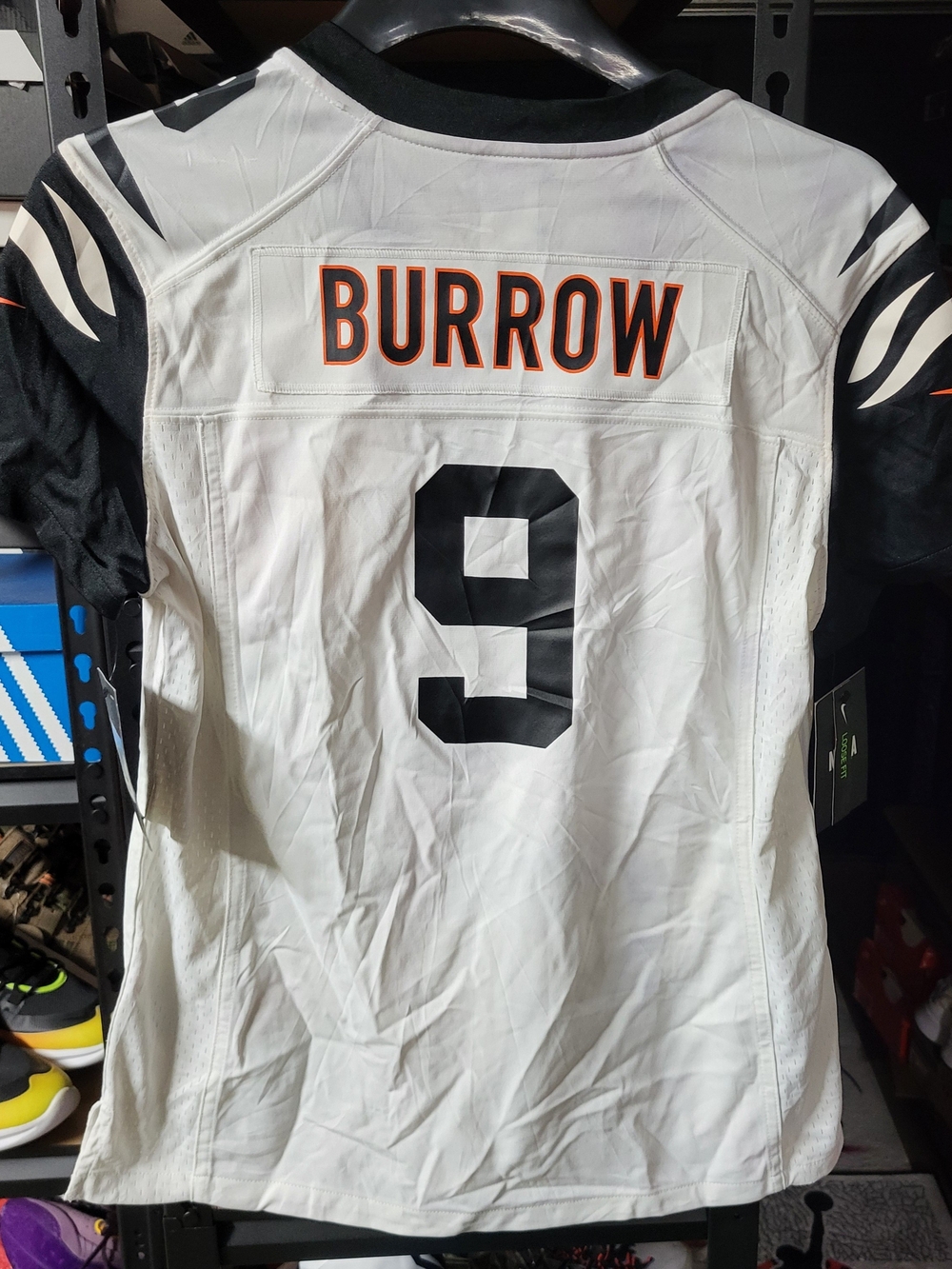 *NEW* NIKE Joe Burrow #9 Cincinnati Bengals NFL On Field Women's Jersey Size Med